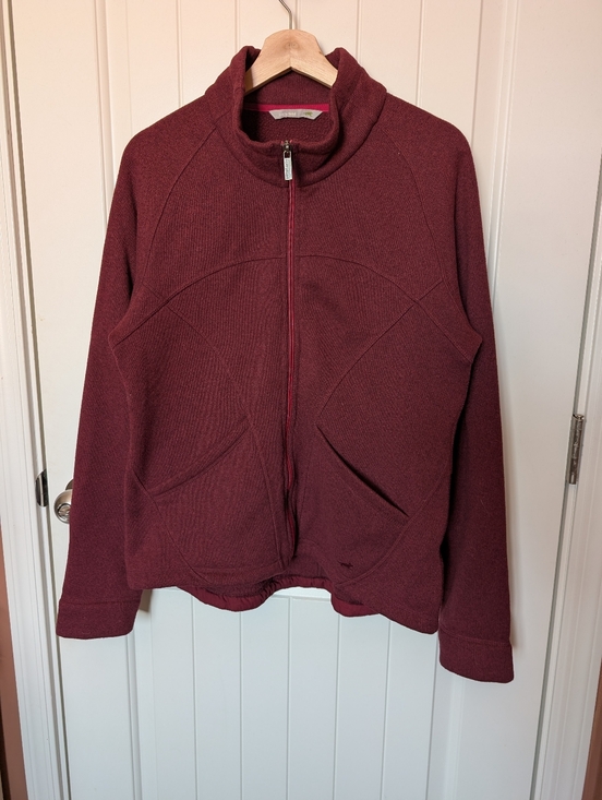 Horny Toad Jackets & Blazers - Horny Toad Full Zip Knit Jacket Women’s Large Red/Pink